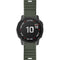 For Garmin Fenix 6 22mm Silicone Smart Watch Watch Band(Army Green)