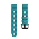 For Garmin Fenix 6 22mm Silicone Smart Watch Watch Band(Blue Green)