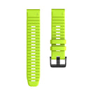 For Garmin Fenix 6 22mm Silicone Smart Watch Watch Band(Green)