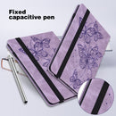 For Lenovo Tab M10 Plus / Tab M10 FHD Plus 10.3 inch TB-X606F TB-606X Embossed Butterfly Pattern Horizontal Flip Leather Tablet Case(Purple)