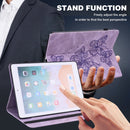 For Lenovo Tab M10 Plus / Tab M10 FHD Plus 10.3 inch TB-X606F TB-606X Embossed Butterfly Pattern Horizontal Flip Leather Tablet Case(Purple)