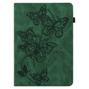 For Lenovo Tab P11 2020 11 inch TB-J606F / TB-J606X Embossed Butterfly Pattern Horizontal Flip Leather Tablet Case(Green)