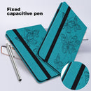 For Lenovo Tab P11 2020 11 inch TB-J606F / TB-J606X Embossed Butterfly Pattern Horizontal Flip Leather Tablet Case(Blue)