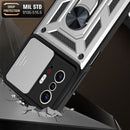 For Xiaomi Mi 11T / 11T Pro Sliding Camera Cover Design TPU+PC Protective Case(Silver)
