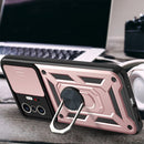 For Xiaomi Mi 11T / 11T Pro Sliding Camera Cover Design TPU+PC Protective Case(Rose Gold)