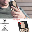 For Xiaomi Mi 11T / 11T Pro Sliding Camera Cover Design TPU+PC Protective Case(Gold)