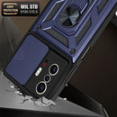 For Xiaomi Mi 11T / 11T Pro Sliding Camera Cover Design TPU+PC Protective Case(Blue)