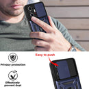 For Xiaomi Mi 11T / 11T Pro Sliding Camera Cover Design TPU+PC Protective Case(Blue)