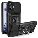 For Xiaomi Mi 11T / 11T Pro Sliding Camera Cover Design TPU+PC Protective Case(Black)