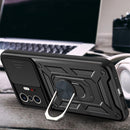 For Xiaomi Mi 11T / 11T Pro Sliding Camera Cover Design TPU+PC Protective Case(Black)