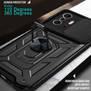 For Xiaomi Mi 11T / 11T Pro Sliding Camera Cover Design TPU+PC Protective Case(Black)
