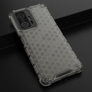For Xiaomi Mi 11T / 11T Pro Shockproof Honeycomb PC + TPU Phone Case(Black)
