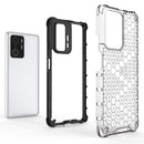 For Xiaomi Mi 11T / 11T Pro Shockproof Honeycomb PC + TPU Phone Case(Red)