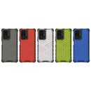 For Xiaomi Mi 11T / 11T Pro Shockproof Honeycomb PC + TPU Phone Case(Red)
