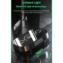 Lenovo XT82 Bluetooth 5.1 Mirror Display Gaming Wireless Bluetooth Earphone(Black)