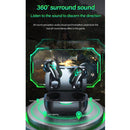 Lenovo XT82 Bluetooth 5.1 Mirror Display Gaming Wireless Bluetooth Earphone(Black)