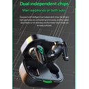 Lenovo XT82 Bluetooth 5.1 Mirror Display Gaming Wireless Bluetooth Earphone(White)