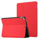 For iPad Air 2019/Pro 10.5 2019/10.2 2019&2020 Dual-Folding Horizontal Flip Tablet Leather Case with Holder & Sleep / Wake-up Function(Red)