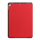 For iPad Air 2019/Pro 10.5 2019/10.2 2019&2020 Dual-Folding Horizontal Flip Tablet Leather Case with Holder & Sleep / Wake-up Function(Red)