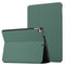 For iPad Air 2019/Pro 10.5 2019/10.2 2019&2020 Dual-Folding Horizontal Flip Tablet Leather Case with Holder & Sleep / Wake-up Function(Dark Green)