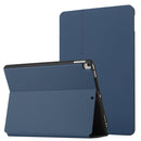 For iPad Air 2019/Pro 10.5 2019/10.2 2019&2020 Dual-Folding Horizontal Flip Tablet Leather Case with Holder & Sleep / Wake-up Function(Royal Blue)