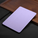 For Samsung Galaxy Tab A7 10.4 T500 Dual-Folding Horizontal Flip Tablet Leather Case with Holder & Sleep / Wake-up Function(Light Purple)