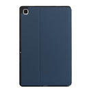 For Samsung Galaxy Tab A7 10.4 T500 Dual-Folding Horizontal Flip Tablet Leather Case with Holder & Sleep / Wake-up Function(Royal Blue)