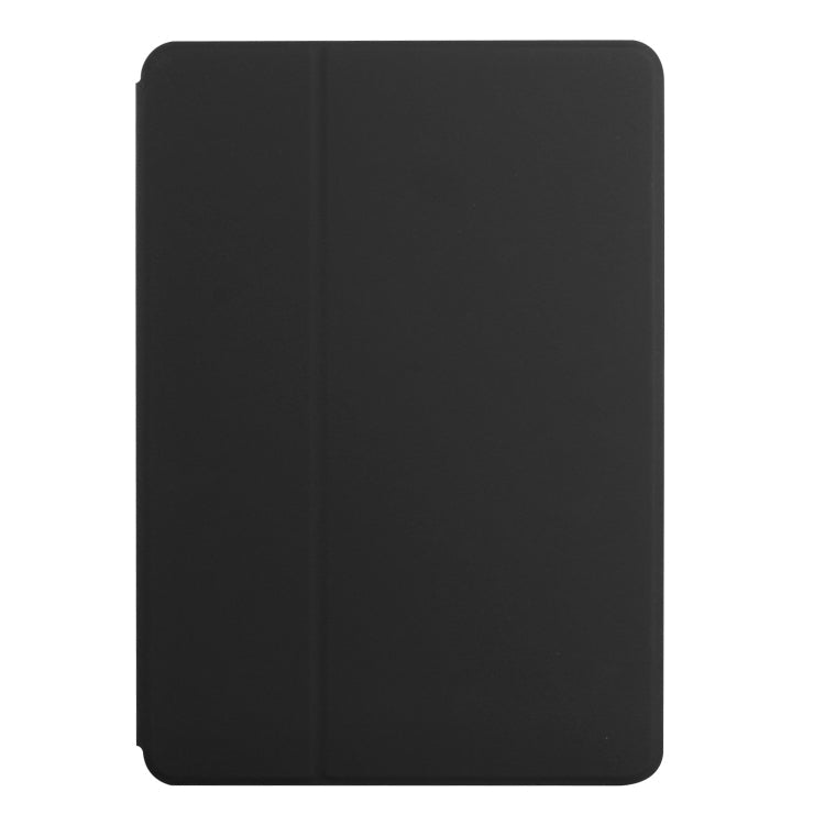 For Samsung Galaxy Tab S6 Lite 10.4 P610/P615 Dual-Folding Horizontal Flip Tablet Leather Case with Holder & Sleep / Wake-up Function(Black)