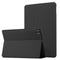 For Samsung Galaxy Tab S6 Lite 10.4 P610/P615 Dual-Folding Horizontal Flip Tablet Leather Case with Holder & Sleep / Wake-up Function(Black)
