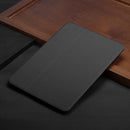 For Samsung Galaxy Tab S6 Lite 10.4 P610/P615 Dual-Folding Horizontal Flip Tablet Leather Case with Holder & Sleep / Wake-up Function(Black)