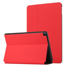 For Huawei MatePad T10 / T10s Dual-Folding Horizontal Flip Tablet Leather Case with Holder(Red)