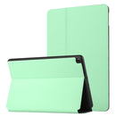 For Huawei MatePad T10 / T10s Dual-Folding Horizontal Flip Tablet Leather Case with Holder(Mint Green)