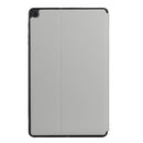 For Huawei MatePad T10 / T10s Dual-Folding Horizontal Flip Tablet Leather Case with Holder(Grey)