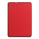 For Huawei MediaPad T5 10 Dual-Folding Horizontal Flip Tablet Leather Case with Holder(Red)