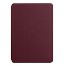 For Huawei MediaPad T5 10 Dual-Folding Horizontal Flip Tablet Leather Case with Holder(Wine Red)