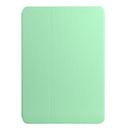 For Huawei MediaPad T5 10 Dual-Folding Horizontal Flip Tablet Leather Case with Holder(Mint Green)