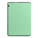 For Huawei MediaPad T5 10 Dual-Folding Horizontal Flip Tablet Leather Case with Holder(Mint Green)