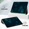 For Huawei MediaPad T5 10 Dual-Folding Horizontal Flip Tablet Leather Case with Holder(Mint Green)