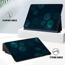 For Huawei MediaPad T5 10 Dual-Folding Horizontal Flip Tablet Leather Case with Holder(Royal Blue)