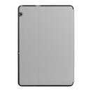 For Huawei MediaPad T5 10 Dual-Folding Horizontal Flip Tablet Leather Case with Holder(Grey)