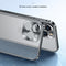 Metal Frame Frosted PC Shockproof Phone Case For iPhone 13 mini(Black)