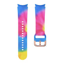 For Samsung Galaxy Watch4 / Watch4 Classic Silicone Printing Watch Band(Tie Dye)