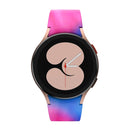 For Samsung Galaxy Watch4 / Watch4 Classic Silicone Printing Watch Band(Tie Dye)