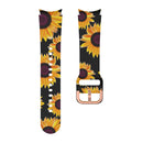 For Samsung Galaxy Watch4 / Watch4 Classic Silicone Printing Watch Band(Sunflower)
