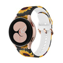 For Samsung Galaxy Watch4 / Watch4 Classic Silicone Printing Watch Band(Sunflower)