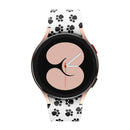 For Samsung Galaxy Watch4 / Watch4 Classic Silicone Printing Watch Band(Cat Paw)