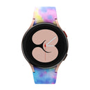 For Samsung Galaxy Watch4 / Watch4 Classic Silicone Printing Watch Band(Candy)