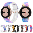 For Samsung Galaxy Watch4 / Watch4 Classic Silicone Printing Watch Band(Color Skull)