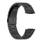 For Fitbit Charge 5 Three-bead Stainless Steel Watch Band(Black)