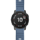 For Garmin Fenix 6X 26mm Silicone Smart Watch Watch Band(Cyan)
